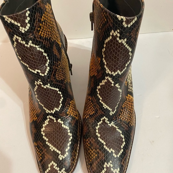 Gibson Latimer Multicolor Snakeskin Ankle Boots - Picture 7 of 13